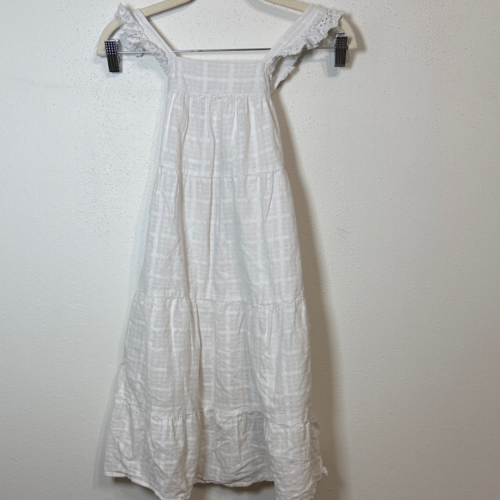 White Tiered Maxi Skirt